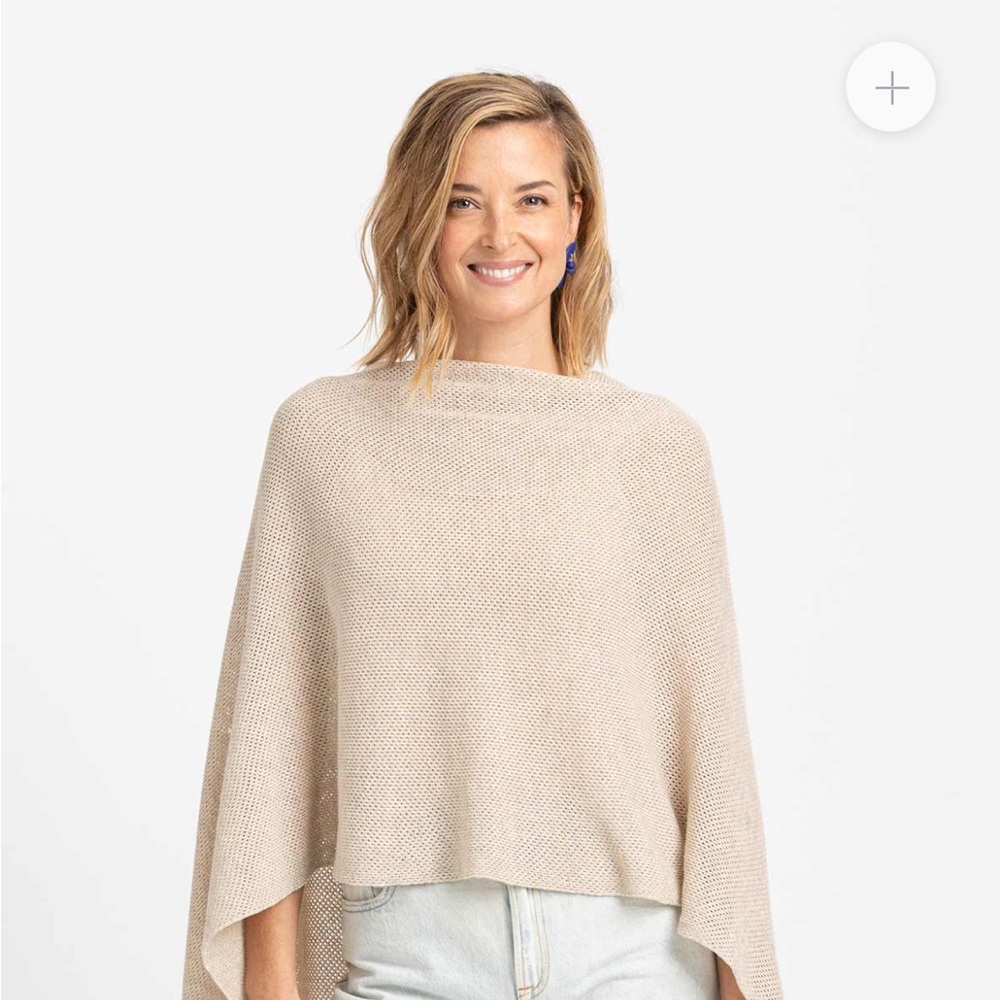 We Are Amma Nursing Cover Cocoon + Cream/Neutral